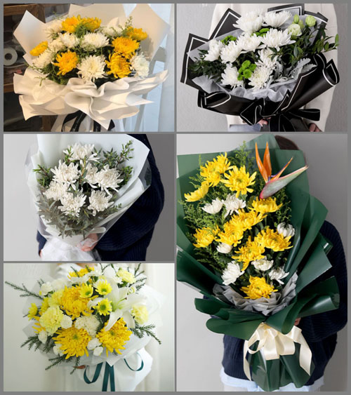 贵州安顺紫云县火花镇纳磨村白事花束代送